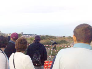 A good crowd for the Little Egret watch