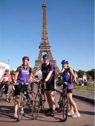 MRF Helen Arnold at the Eiffel Tower