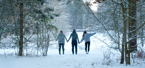 winter woodland walk