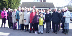 The ToT group ready for Walk 3 Feburary 2012