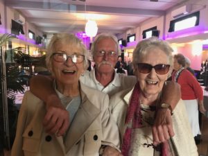 Tony with Gillian and Miriam: Age Concern Southend