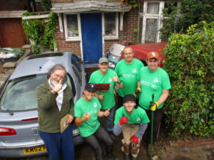 Green Aiders in Harlow improving a garden