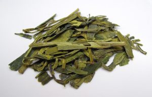 green tea leaves