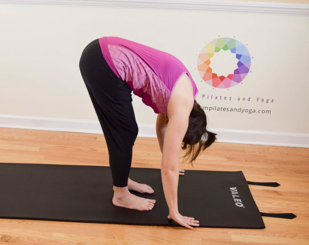 Uttanasana/Forward Fold → Ardha Uttanasana/Standing Half Forward Bend