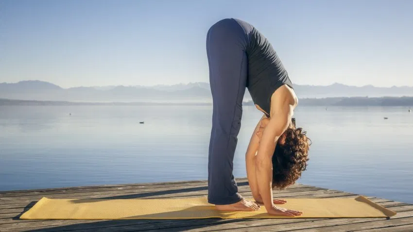 Uttanasana/Forward Fold → Ardha Uttanasana/Standing Half Forward Bend