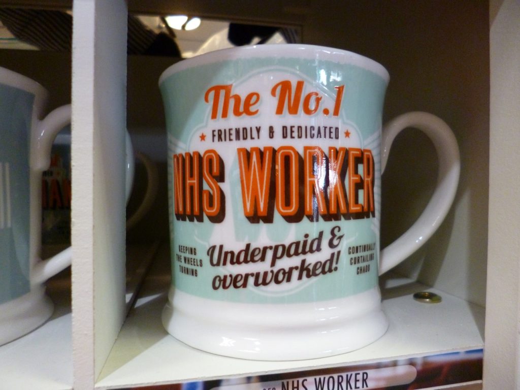 NHS worker mug