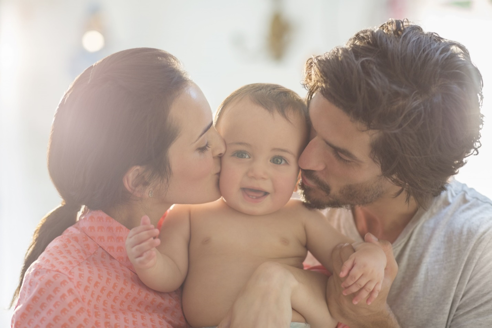 Couple with baby. 5 reasons to take a home sperm test