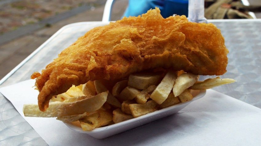 22% people purchase fish and chips from their local chippie weekly