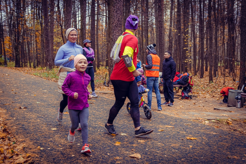 parkruns are a great way for families to get active together