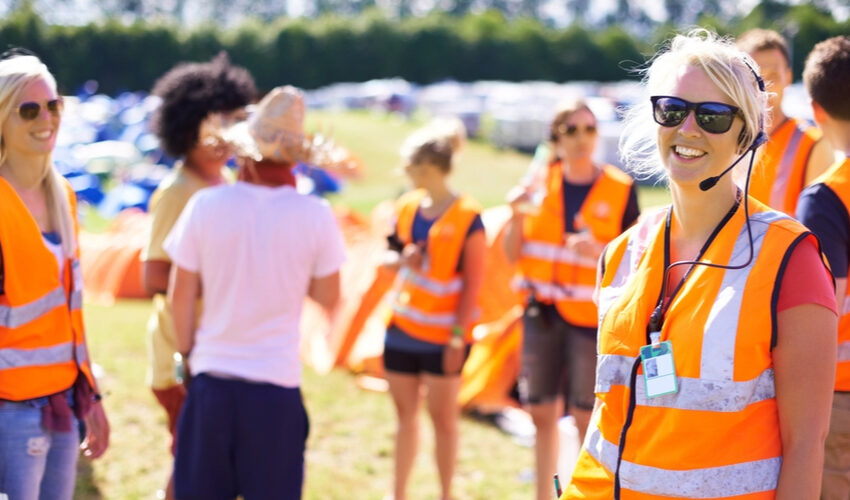 Are these young women ensuring they stay healthy when working outside in the summer?