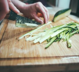 A Katto chefs knife makes it so much easier to slice vegetables