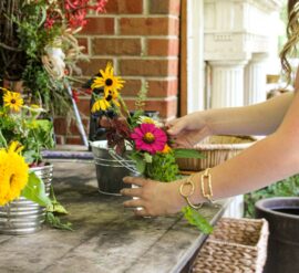 the health benefits of working with flowers should not be underestimated