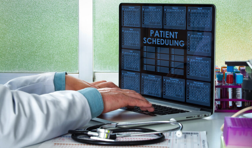 The increasing role of technology in the healthcare industry includes improving scheduling processes