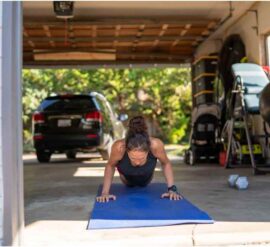 A garage gym is often a perfect area for a home gym